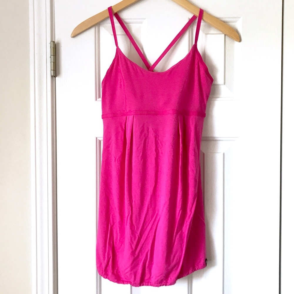 VSX sport pink tunic workout top